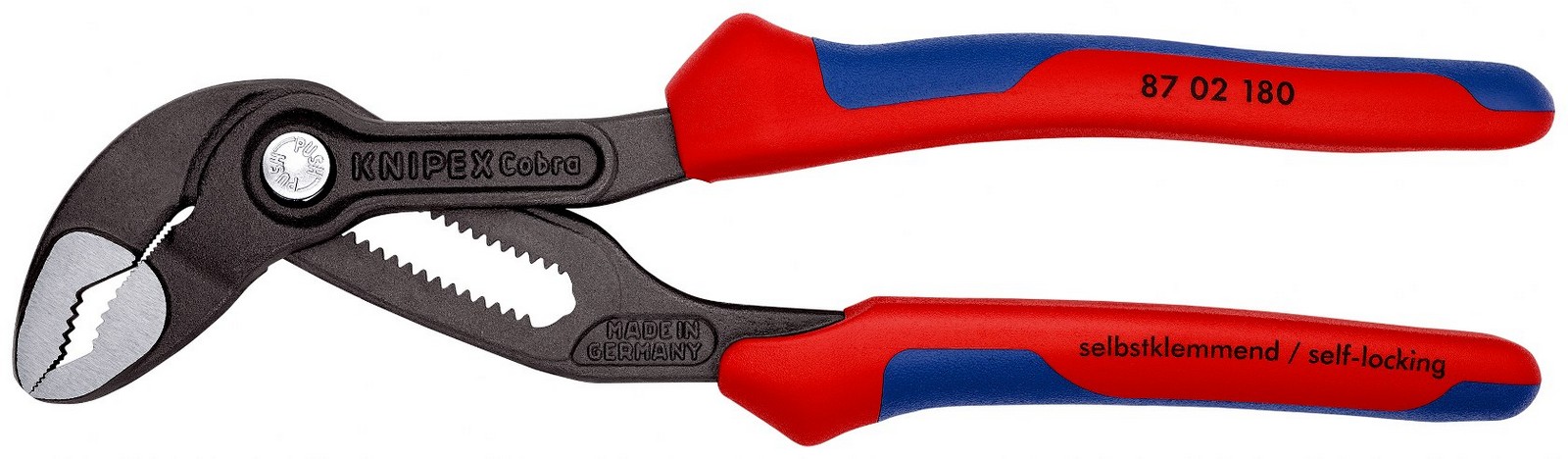 Knipex 87 02 180 SB Cobra® cevna klešta 180 mm  (87 02 180 SB)